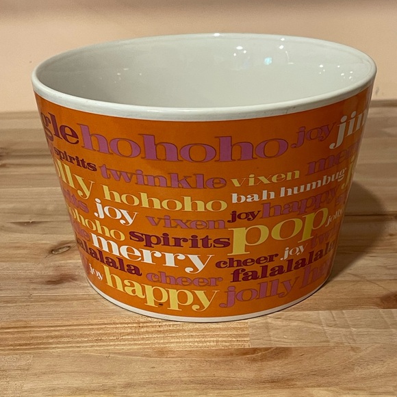 Produced for Designpac Inc Other - Festive Orange Holiday Bowl